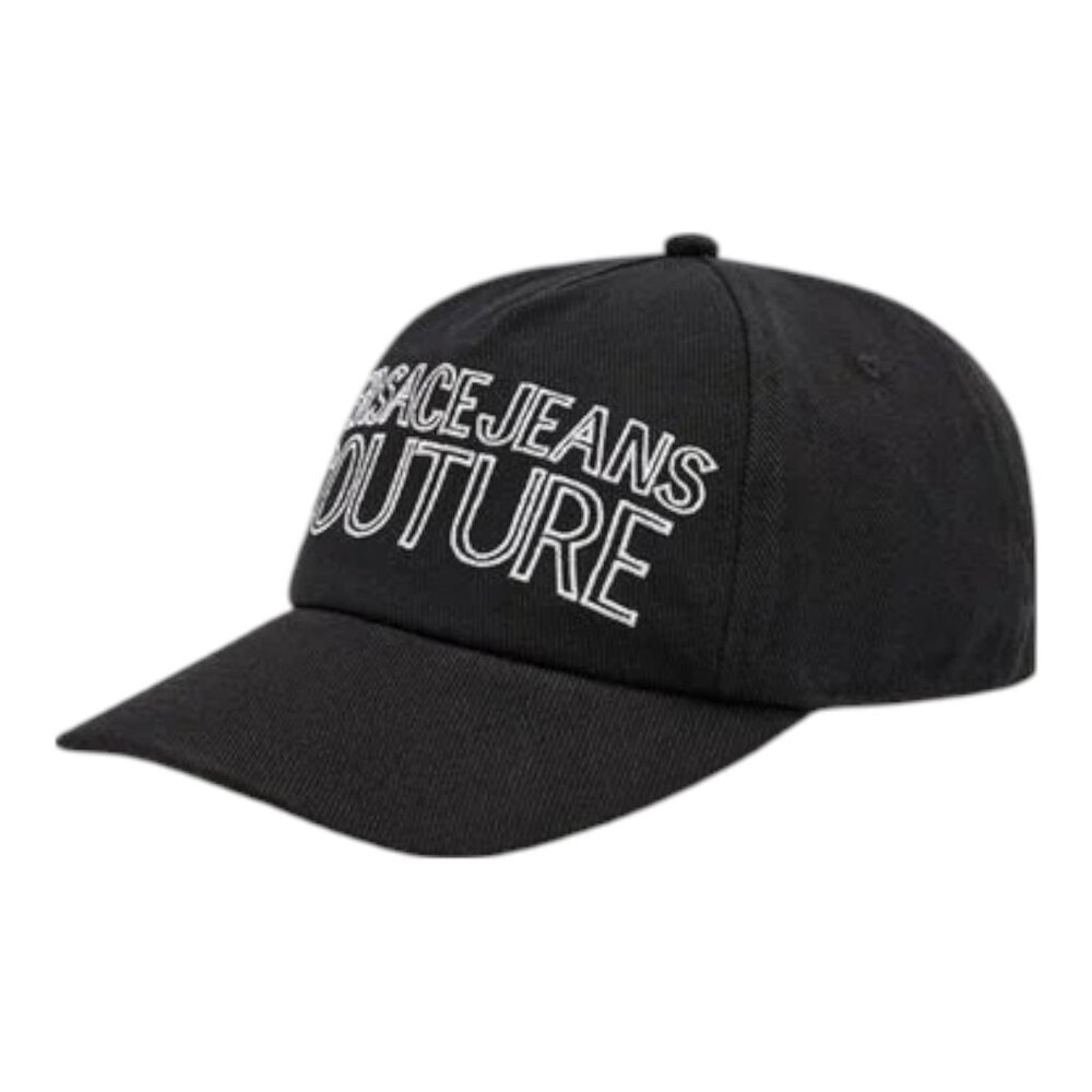 Versace Jeans Couture Baseball Cap Hat Strapback Black Unisex Designer - Picture 3 of 6